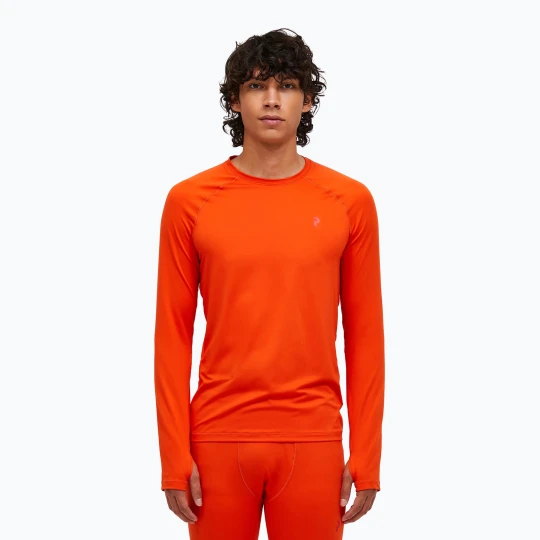 Zdjęcie produktu Bluza termoaktywna męska Peak Performance Spirit Crew solar burst Pomarańczowy