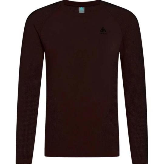 Zdjęcie produktu Longsleeve termoaktywny męski Performance Warm Eco Odlo Brązowy
