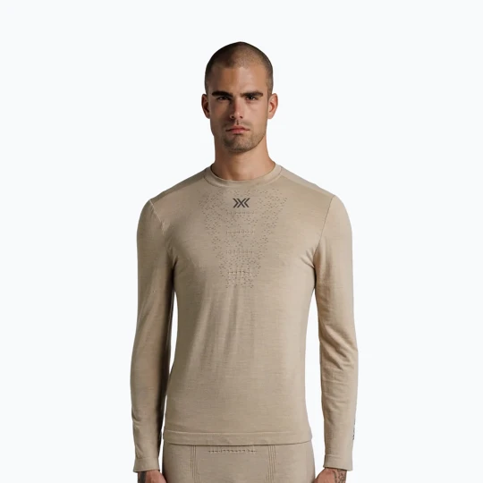 Zdjęcie produktu Bluza termoaktywna męska X-Bionic Mightywool sand Beżowy