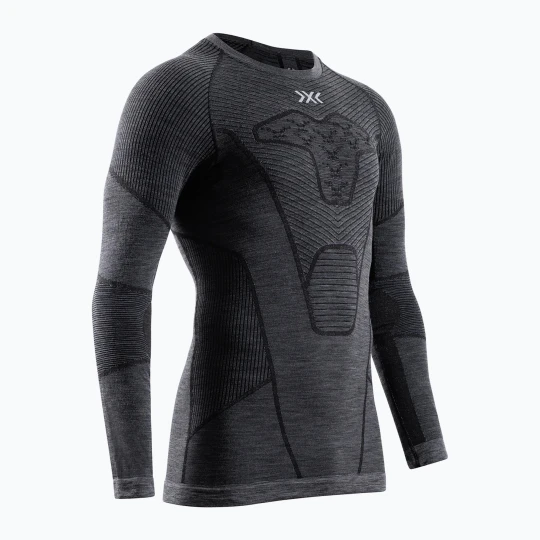 Zdjęcie produktu Bluza termoaktywna męska X-Bionic Symbio Merino Shirt rhino grey