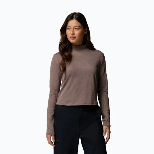 Zdjęcie produktu Longsleeve trekkingowy damski Columbia Granite Point Turtleneck iron Brązowy