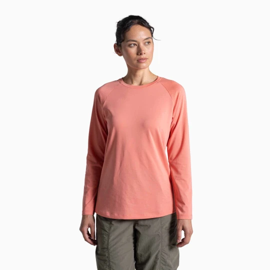 Zdjęcie produktu Longsleeve trekkingowy damski Craghoppers NosiLife Nour Long Sleeved spiced apricot Różowy
