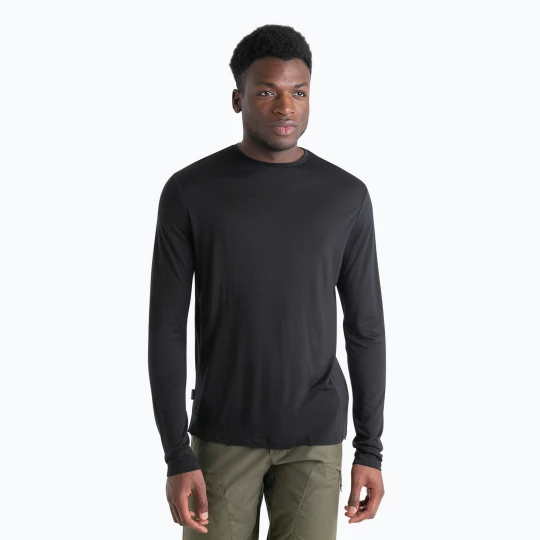 Zdjęcie produktu Longsleeve trekkingowy męski icebreaker Merino 125 Cool-Lite Sphere III Tee black