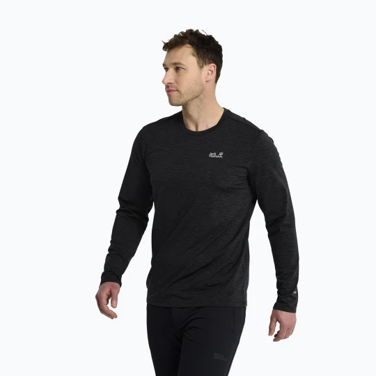 Zdjęcie produktu Longsleeve trekkingowy męski Jack Wolfskin Trail black