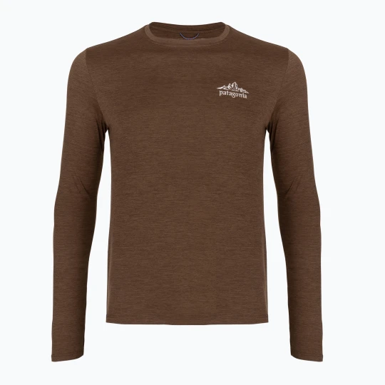 Zdjęcie produktu Longsleeve trekkingowy męski Patagonia Cap Cool Daily Hut Tripper LS berm brown - light berm brown x-dye