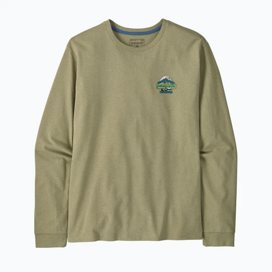 Zdjęcie produktu Longsleeve trekkingowy męski Patagonia Great Waves Responsibili Tee gumtree green