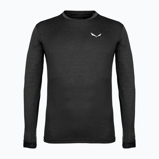 Zdjęcie produktu Longsleeve trekkingowy męski Salewa Puez Melange Dry black out melange