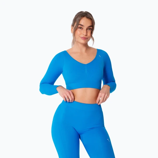 Zdjęcie produktu Longsleeve treningowy damski Carpatree Eris Seamless electric blue