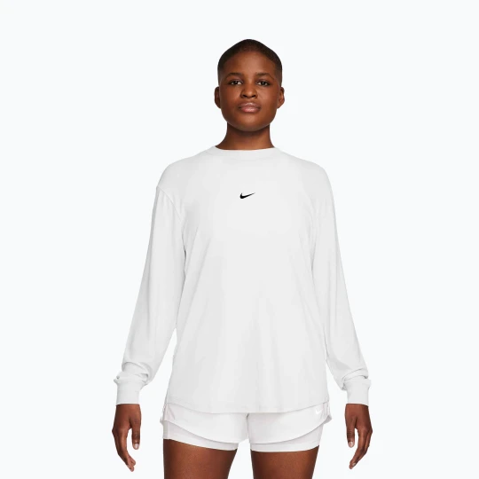 Zdjęcie produktu Longsleeve treningowy damski Nike One Relaxed Dri-Fit white / black