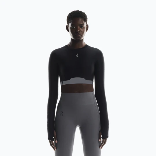 Zdjęcie produktu Longsleeve treningowy damski On Train Crop black