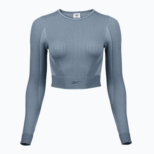 Zdjęcie produktu Longsleeve treningowy damski Reebok RBK Lab Seamless Crop upgrade blue