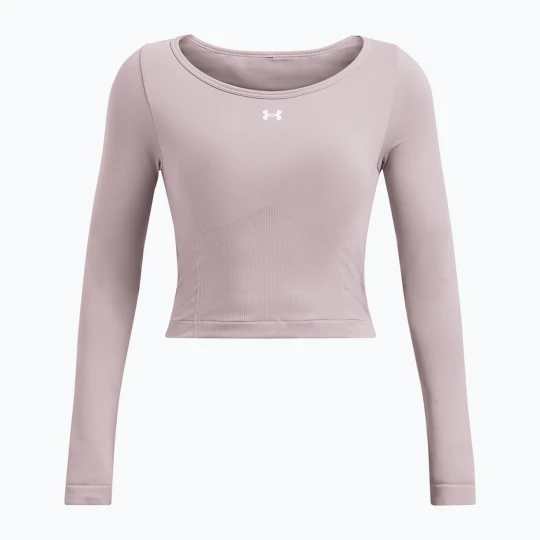 Zdjęcie produktu Longsleeve treningowy damski Under Armour Train Seamless white / black Różowy