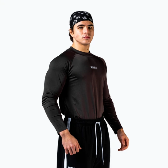 Zdjęcie produktu Longsleeve treningowy męski NEBBIA Power black