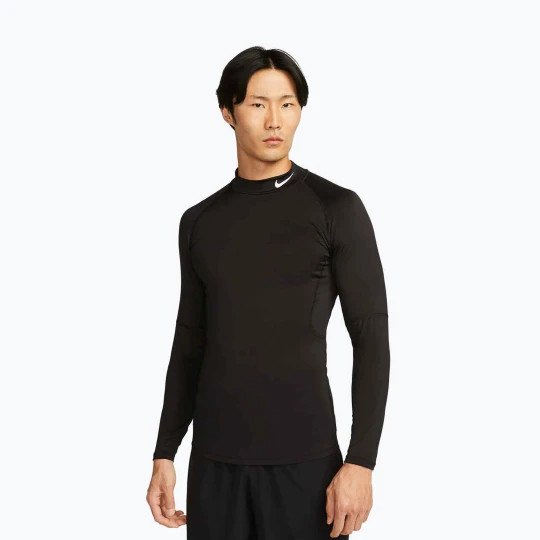 Zdjęcie produktu Longsleeve treningowy męski Nike Pro Dri-Fit Mock-Neck black / white