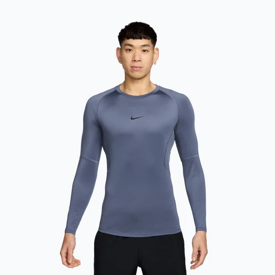 Zdjęcie produktu Longsleeve treningowy męski Nike Pro Dri-Fit Tight Fitness diffused blue / black