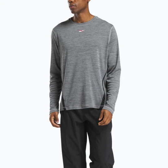 Zdjęcie produktu Longsleeve treningowy męski Reebok Id Train Energy Tech Tee grey 1