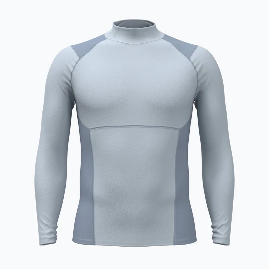 Zdjęcie produktu Longsleeve treningowy męski Under Armour Coldgear Elite Comp Mock blue fog / blue wind / reflective
