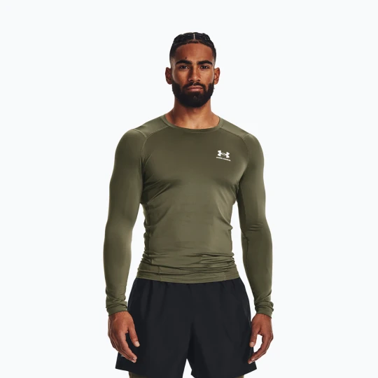 Zdjęcie produktu Longsleeve treningowy męski Under Armour HG Armour Comp marine od green / white