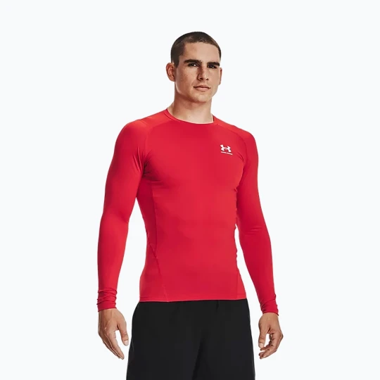 Zdjęcie produktu Longsleeve treningowy męski Under Armour HG Armour Comp red / white