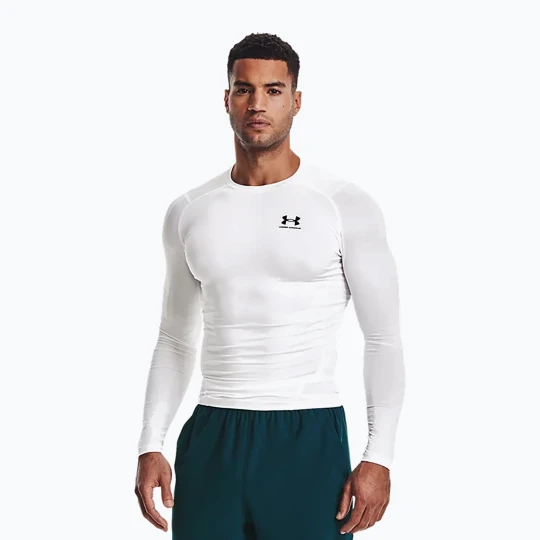 Zdjęcie produktu Longsleeve treningowy męski Under Armour HG Armour Comp white / black