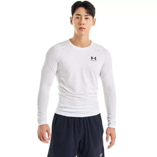 Zdjęcie produktu Longsleeve treningowy męski UNDER ARMOUR UA HG ARMOUR COMP LS Biały