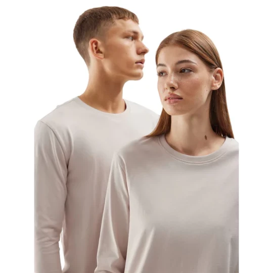 Zdjęcie produktu Longsleeve unisex 4FAW23TLONU160 4F Beżowy