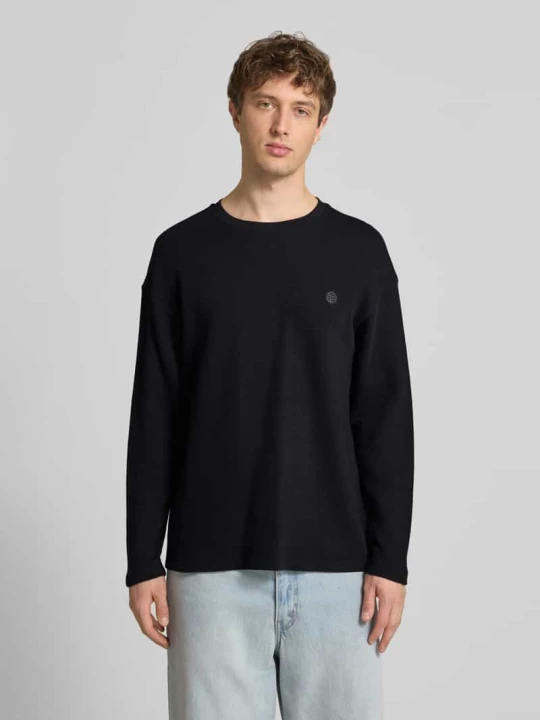 Zdjęcie produktu Longsleeve z bawełny model 'FILLIP' Blend Czarny