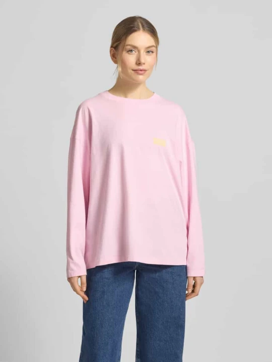 Zdjęcie produktu Longsleeve z nadrukiem z logo model 'GIXY' American Vintage Jasnoróżowy