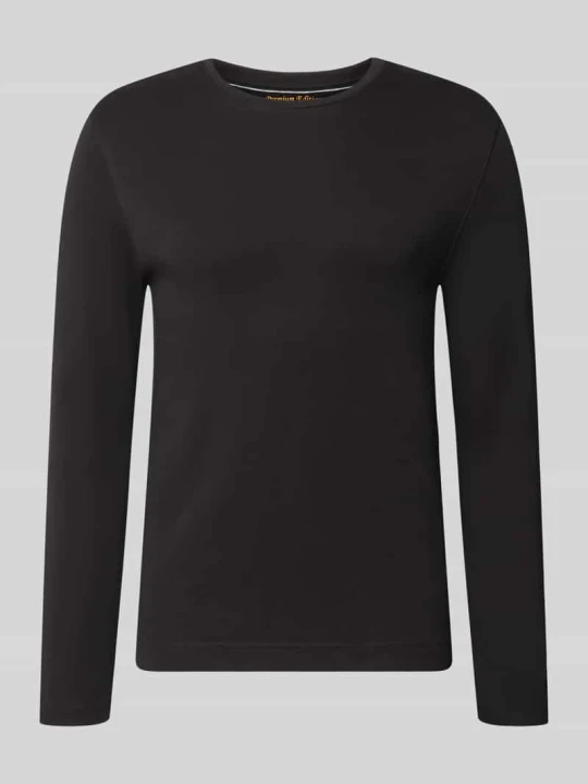 Zdjęcie produktu Longsleeve z okrągłym dekoltem Christian Berg Czarny