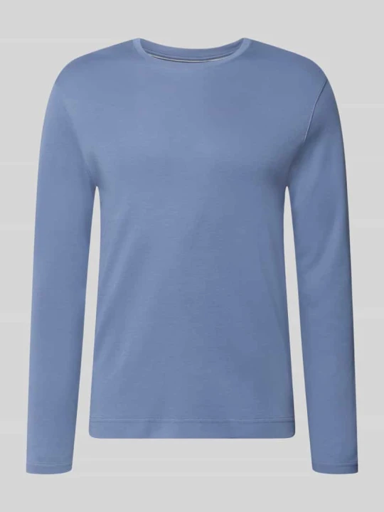 Zdjęcie produktu Longsleeve z okrągłym dekoltem Christian Berg Jeansowy niebieski