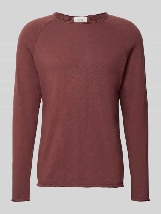 Zdjęcie produktu Longsleeve z okrągłym dekoltem model 'SONOMA' American Vintage Ciemnoczerwony