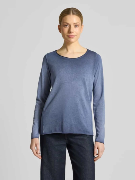 Zdjęcie produktu Longsleeve z okrągłym dekoltem Smith & Soul Granatowy