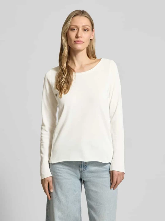 Zdjęcie produktu Longsleeve z okrągłym dekoltem Smith & Soul Złamany biały