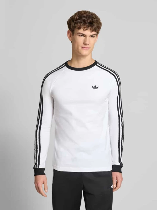 Zdjęcie produktu Longsleeve z przeszyciem z logo adidas Originals Biały