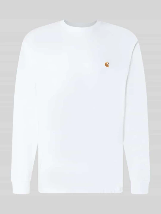 Zdjęcie produktu Longsleeve z wyszytym logo Carhartt WIP Biały