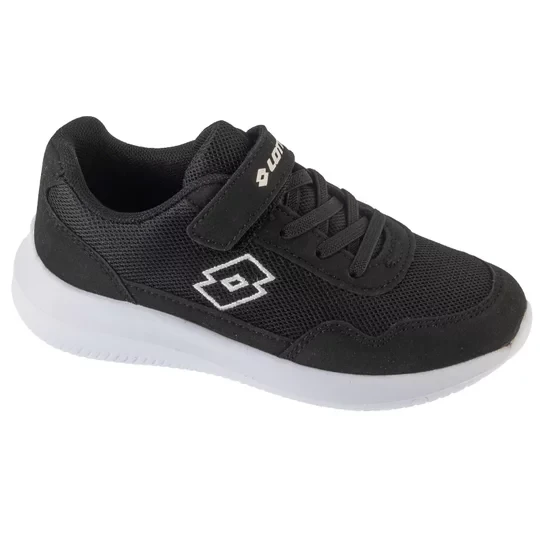 Zdjęcie produktu Lotto Connect K 2600000K-1110, Dla dzieci, Czarne, buty sneakers, przewiewna siateczka, rozmiar: 28