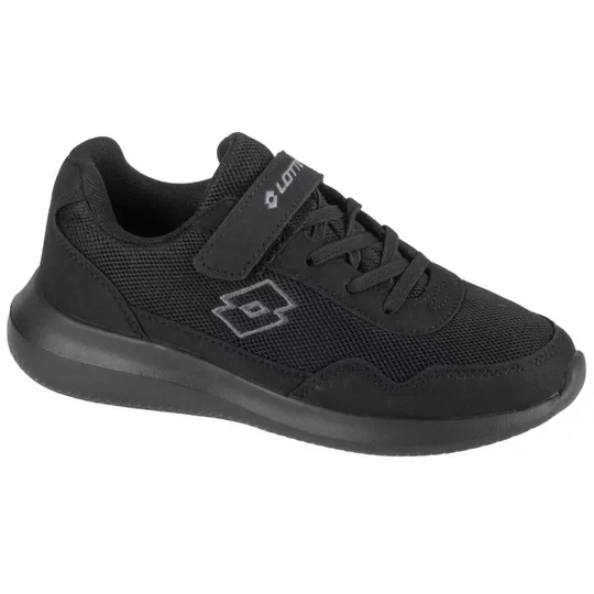 Zdjęcie produktu Lotto Connect OC K 2600001K-1116, Dla chłopca, Czarne, buty sneakers, przewiewna siateczka, rozmiar: 25