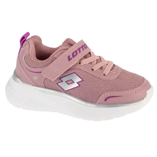 Zdjęcie produktu Lotto Exertiv K 2600900K-4248, Dla dziewczynki, Różowe, buty sneakers, przewiewna siateczka, rozmiar: 27