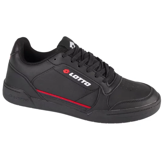 Zdjęcie produktu Lotto Nandu 2400100U-1130, Męskie, Czarne, buty sneakers, skóra syntetyczna, rozmiar: 41