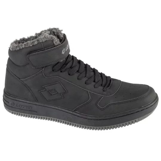 Zdjęcie produktu Lotto Paliot Fur 2400192U-1119, Męskie, Czarne, buty sneakers, skóra syntetyczna, rozmiar: 45