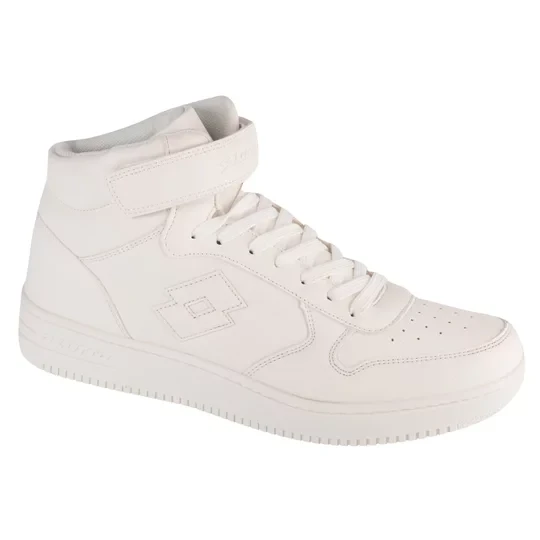Zdjęcie produktu Lotto Paliot Mid OC 2400190U-1010, Męskie, Białe, buty sneakers, skóra syntetyczna, rozmiar: 43