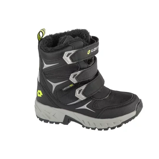 Zdjęcie produktu Lotto Pinecreek Tex K 2600550K-1180, Dla chłopca, Czarne, buty zimowe, tkanina, rozmiar: 28