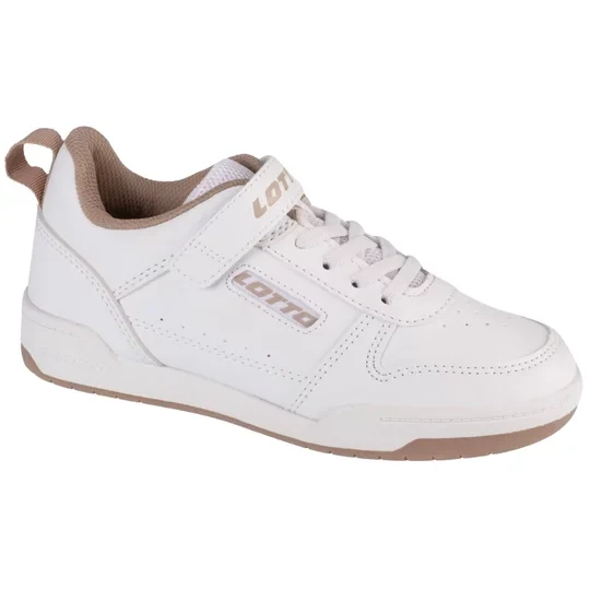 Zdjęcie produktu Lotto Toco BC K 2600320K-1021, Dla dziewczynki, Białe, buty sneakers, skóra syntetyczna, rozmiar: 31