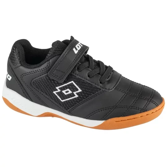Zdjęcie produktu Lotto Whizzer K 2600120K-1110, Dla chłopca, Czarne, buty halowe - halówki, skóra syntetyczna, rozmiar: 25