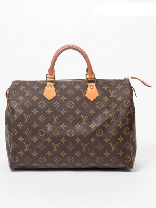 Zdjęcie produktu Louis Vuitton Torebka "Speedy 35" w kolorze brązowym - 35 x 22 x 17 cm rozmiar: onesize