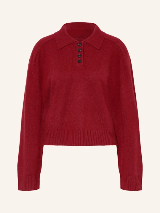 Zdjęcie produktu Loulou De Saison Sweter Z Kaszmiru Homere rot CIEMNOCZERWONY