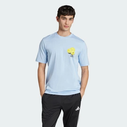 Zdjęcie produktu Lounge Still Life Lemons Graphic T-Shirt Adidas Glow Blue