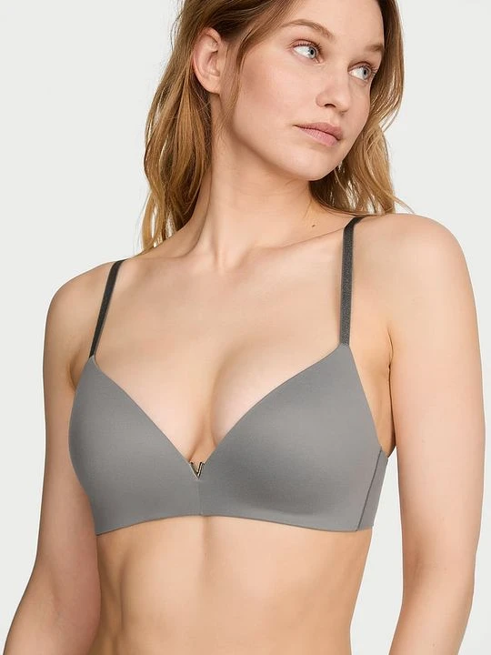 Zdjęcie produktu Love Cloud Biustonosz push-up bez fiszbin Victoria's Secret Szary
