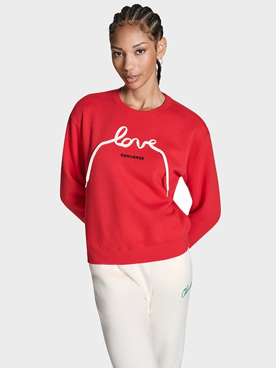Zdjęcie produktu Bluza Love Lace Converse Converse Red