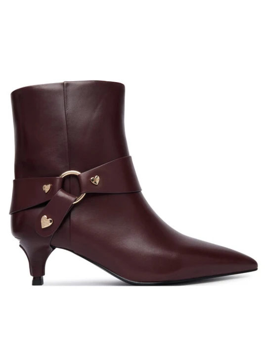 Zdjęcie produktu LOVE MOSCHINO Botki JA21077G0PIA0552 Bordowy